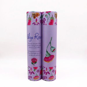 Tubos de papel vendável Hallpack com tampa Tubos de envio de mala direta Tubos de papelão para pôster