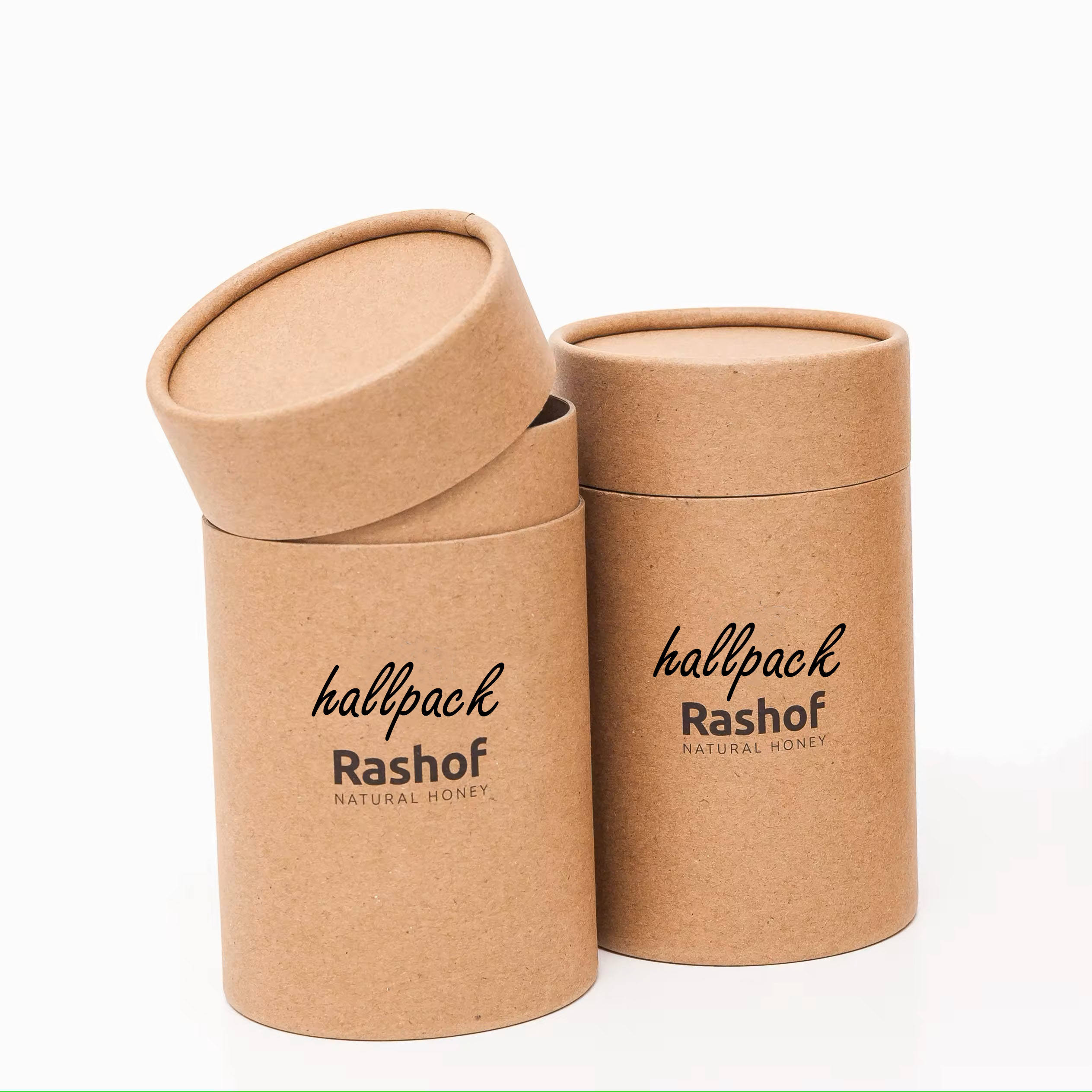 Cápsulas amigáveis ​​recicláveis ​​do colágeno do suplemento ao comprimido do alimento de Eco que empacotam o tubo vazio de PackagingPaper do pó Kraft para cápsulas