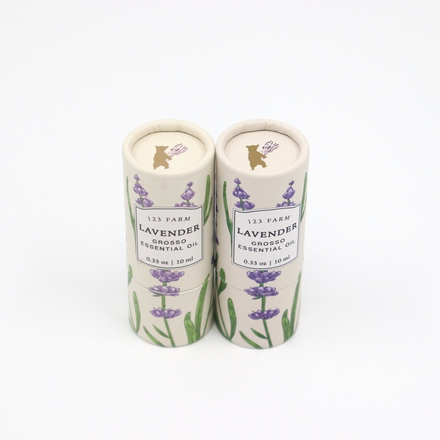 Embalagem de cosméticos personalizada de alta qualidade, caixa de cilindro de papelão, tubo de papel, embalagem para perfume, esmalte de unha, óleo essencial