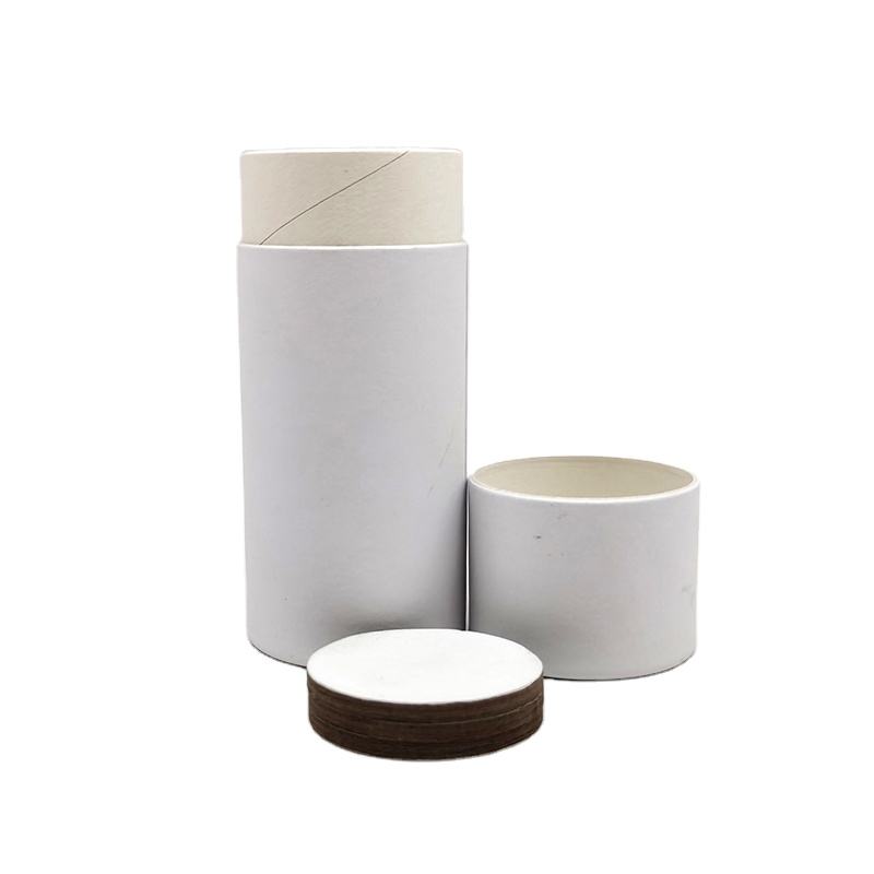 5g eco amigável papelão kraft push up tubo de papel embalagem recipiente cosmético em forma redonda barra de loção embalagem batom