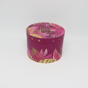 Tubo de papel feito sob encomenda amigável da caixa do cilindro do cartão de Eco que empacota para o perfume dos cuidados com a pele floresce o presente de aniversário do presente do feriado