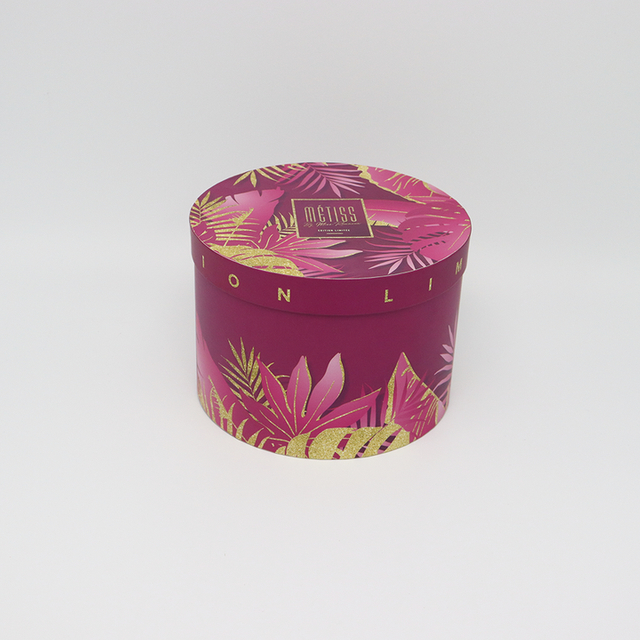 Tubo de papel feito sob encomenda amigável da caixa do cilindro do cartão de Eco que empacota para o perfume dos cuidados com a pele floresce o presente de aniversário do presente do feriado