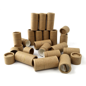 Tubos de papel lipbalm de papel desodorante ecológico de 1 onça com preço baixo