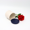 Embalagem de cosméticos personalizada de alta qualidade, caixa de cilindro de papelão, tubo de papel, embalagem com tampa de metal para cuidados com a pele, creme de gel