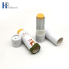 Tubo de bálsamo labial torcido, branco, preto, marrom, papelão reciclado, desodorante push up, tubo de papel para bálsamo labial