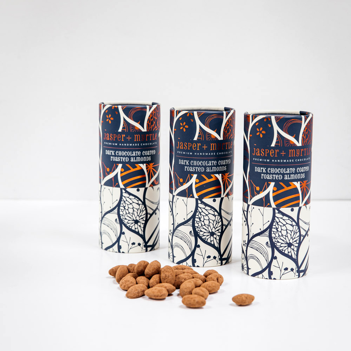 Caixa de tubo redondo de impressão personalizada Embalagem de tubo de papelão ecológico para embalagem de tubo biodegradável artesanal de chocolate e café