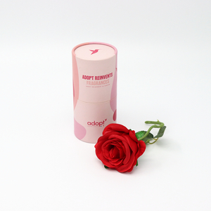 Tubo de papel cosmético biodegradável da caixa do cilindro do estilo luxuoso feito sob encomenda que empacota para a garrafa de perfume