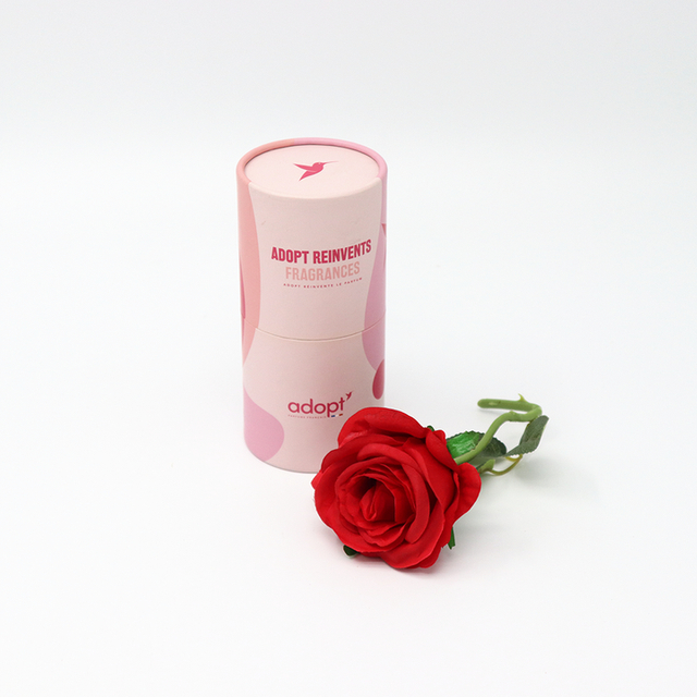 Tubo de papel cosmético biodegradável da caixa do cilindro do estilo luxuoso feito sob encomenda que empacota para a garrafa de perfume