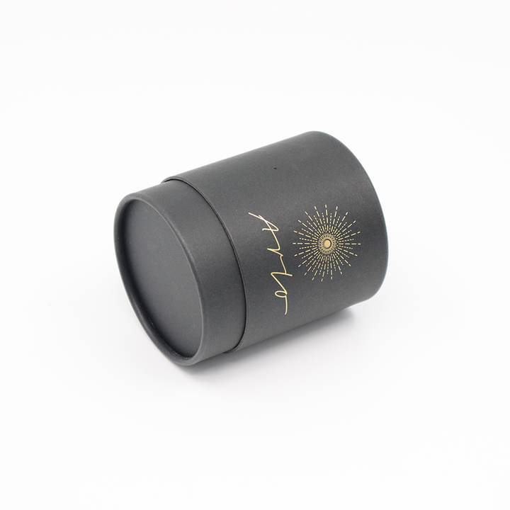 Embalagem personalizada ecologicamente correta para presente e artesanato, caixa de cilindro de papelão, tubo de papel para vela