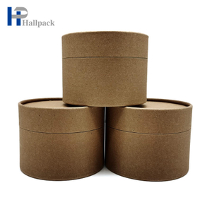 Tubo de papel de papelão cilíndrico para suco de bebida de café, champanhe e embalagem de tequila durável e forte