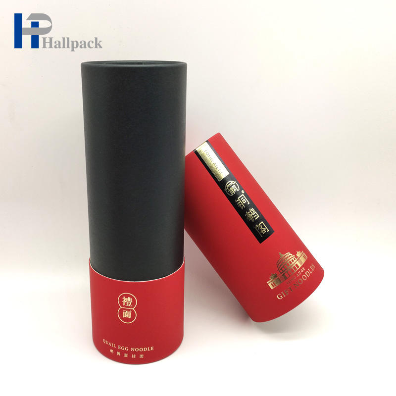 Tubo de papel colorido de empacotamento industrial do café dos tubos de papel que empacota para o chá