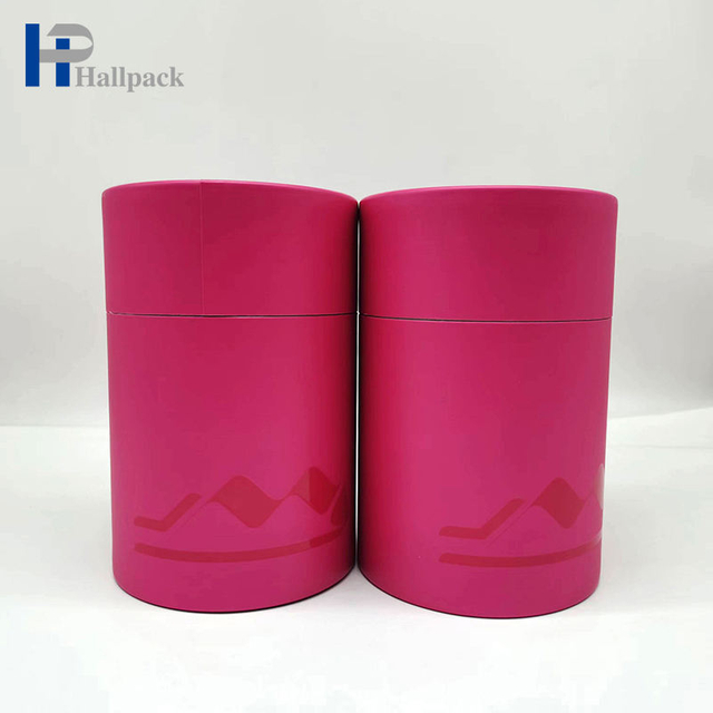 Caixa de presente de papelão de embalagem de cilindro de impressão personalizado que empacota tubo de papel UV