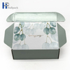 Caixa elegante do pacote de presente do cartão feito sob encomenda que dobra a caixa de papel rígida dobrável