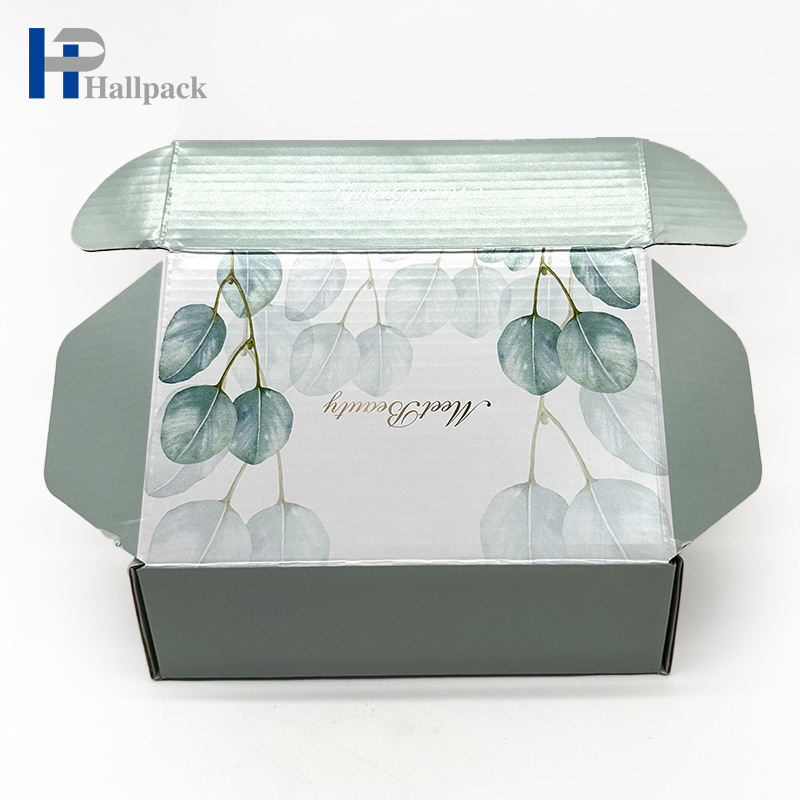 Caixa elegante do pacote de presente do cartão feito sob encomenda que dobra a caixa de papel rígida dobrável