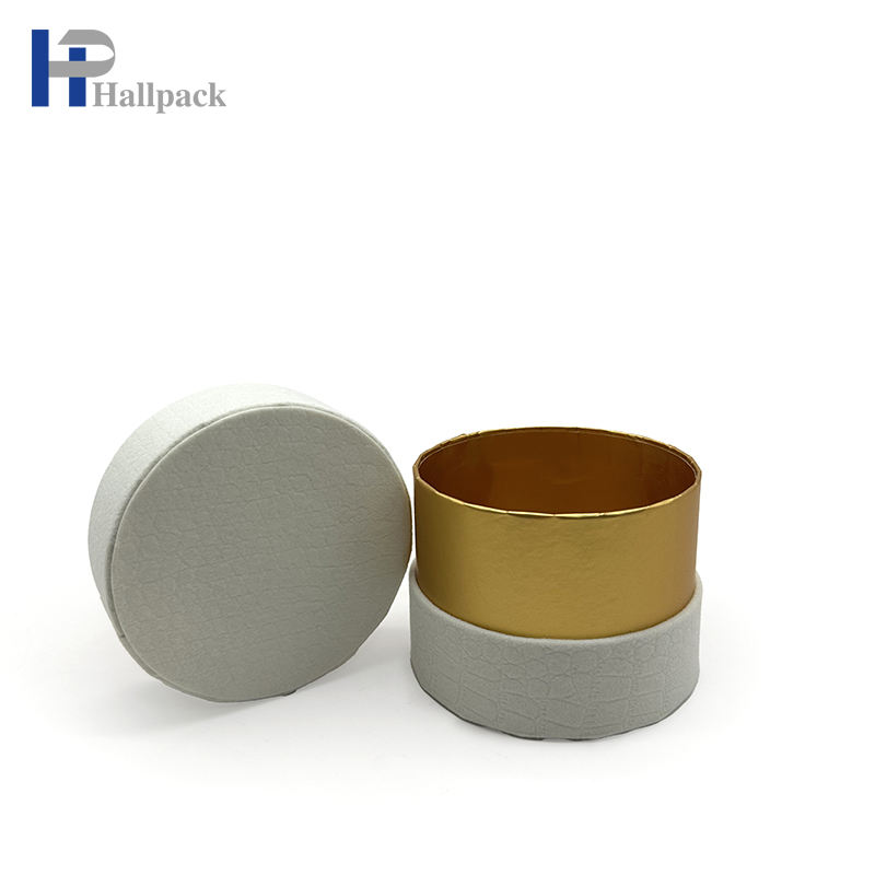 Empacotamento redondo feito sob encomenda amigável do tubo do papel do cartucho do produto comestível de Eco