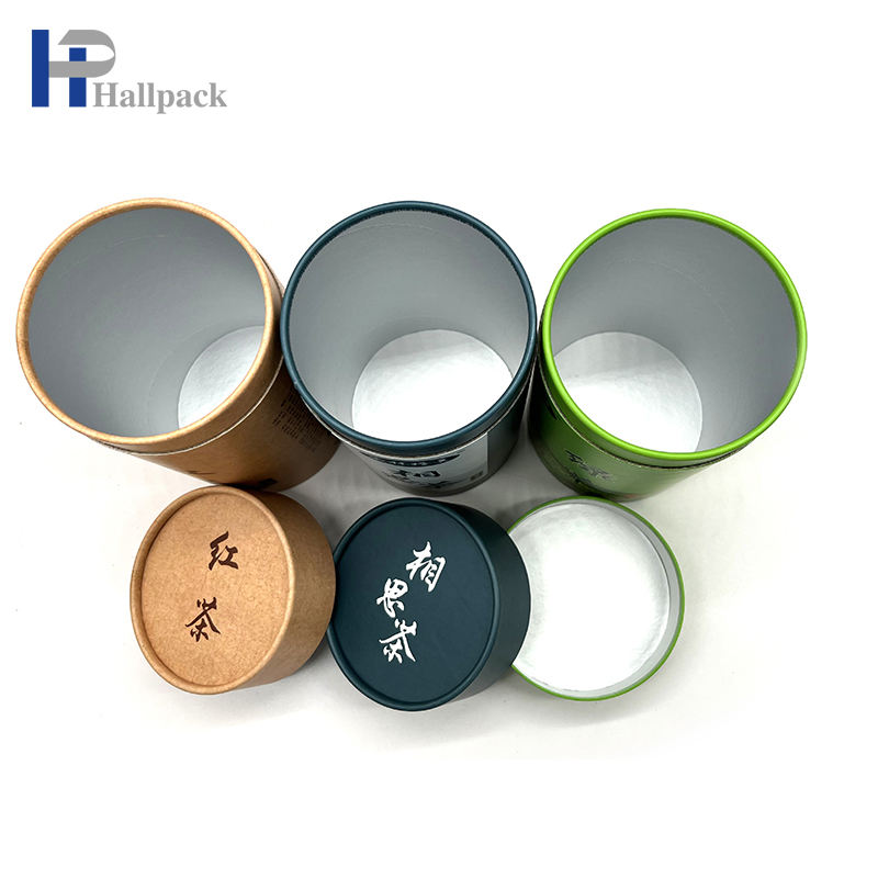 Tubo de papel redondo Kraft de venda quente Tubo de placa duplex de papel para chá