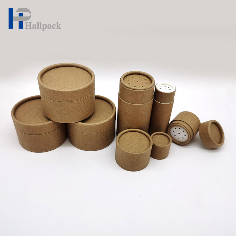 O tubo de papel da textura do tubo de papel tecido reciclou tubos do cartão para o alimento do pó