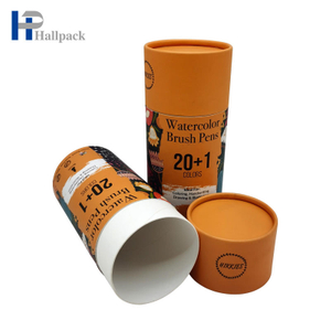 Tubo de papel Kraft Desodorante Tubos Tea Color Pencil Packagining Tubo de papel