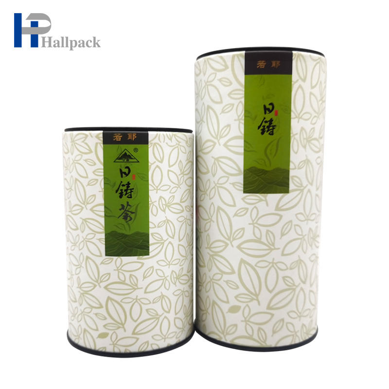 Tubo de papel de papelão Tubo de papel para conservas de alimentos com tampa de metal