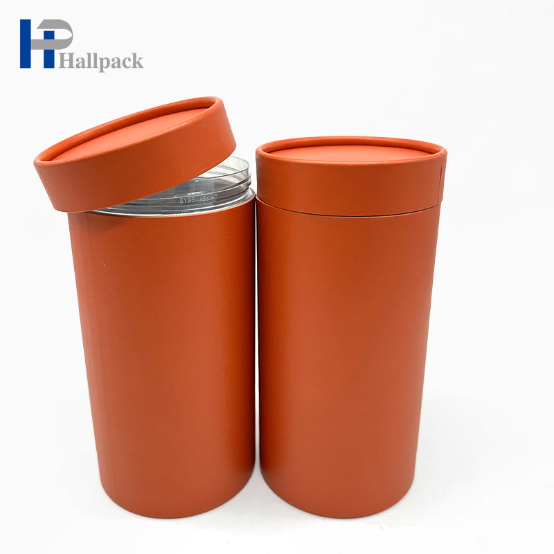 Tampão vazio amigável da torção de Eco construído no tubo plástico do papel do cilindro da garrafa