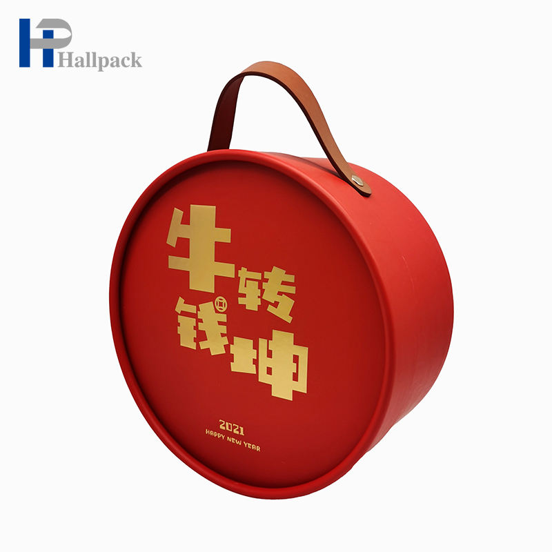 Embalagem luxuosa personalizada dos tubos de papel da caixa do pacote do presente do cartão