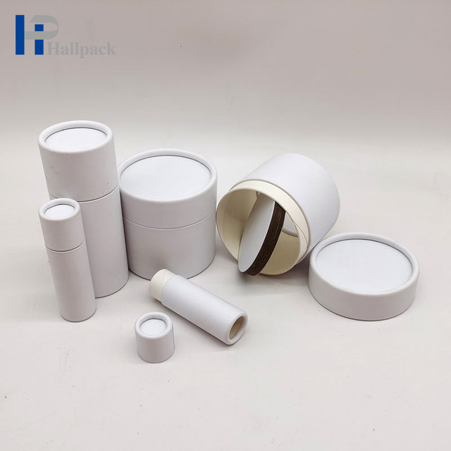 O tubo natural Kraft do desodorante do tubo do papel do batom levanta os tubos de papel