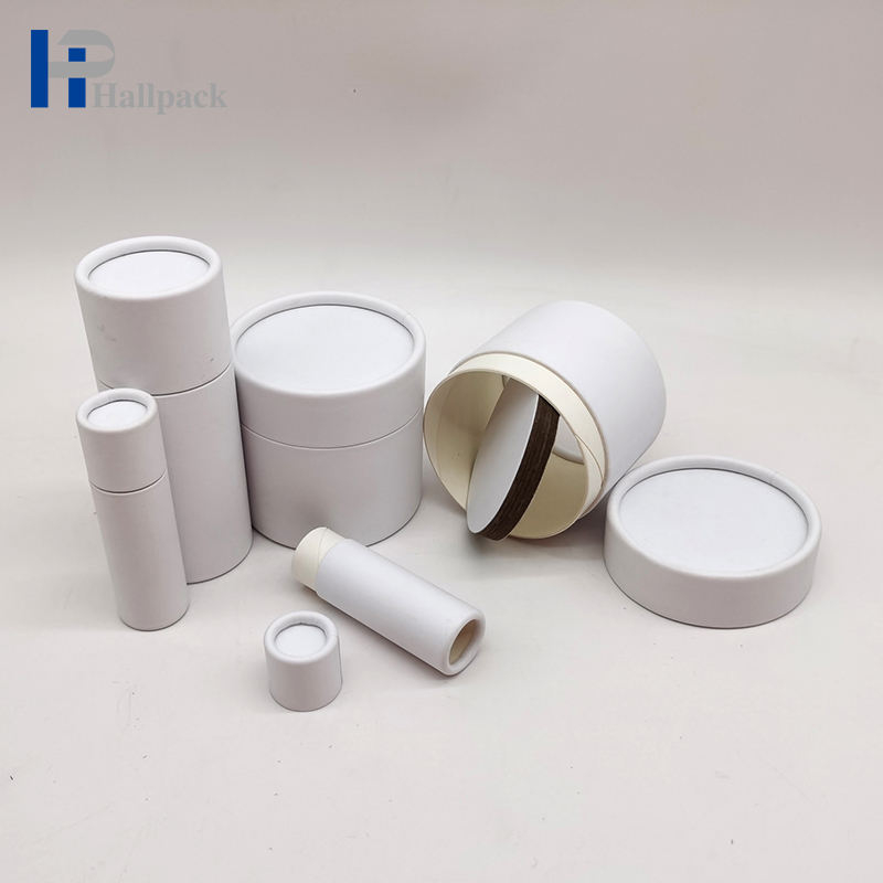 O tubo natural Kraft do desodorante do tubo do papel do batom levanta os tubos de papel