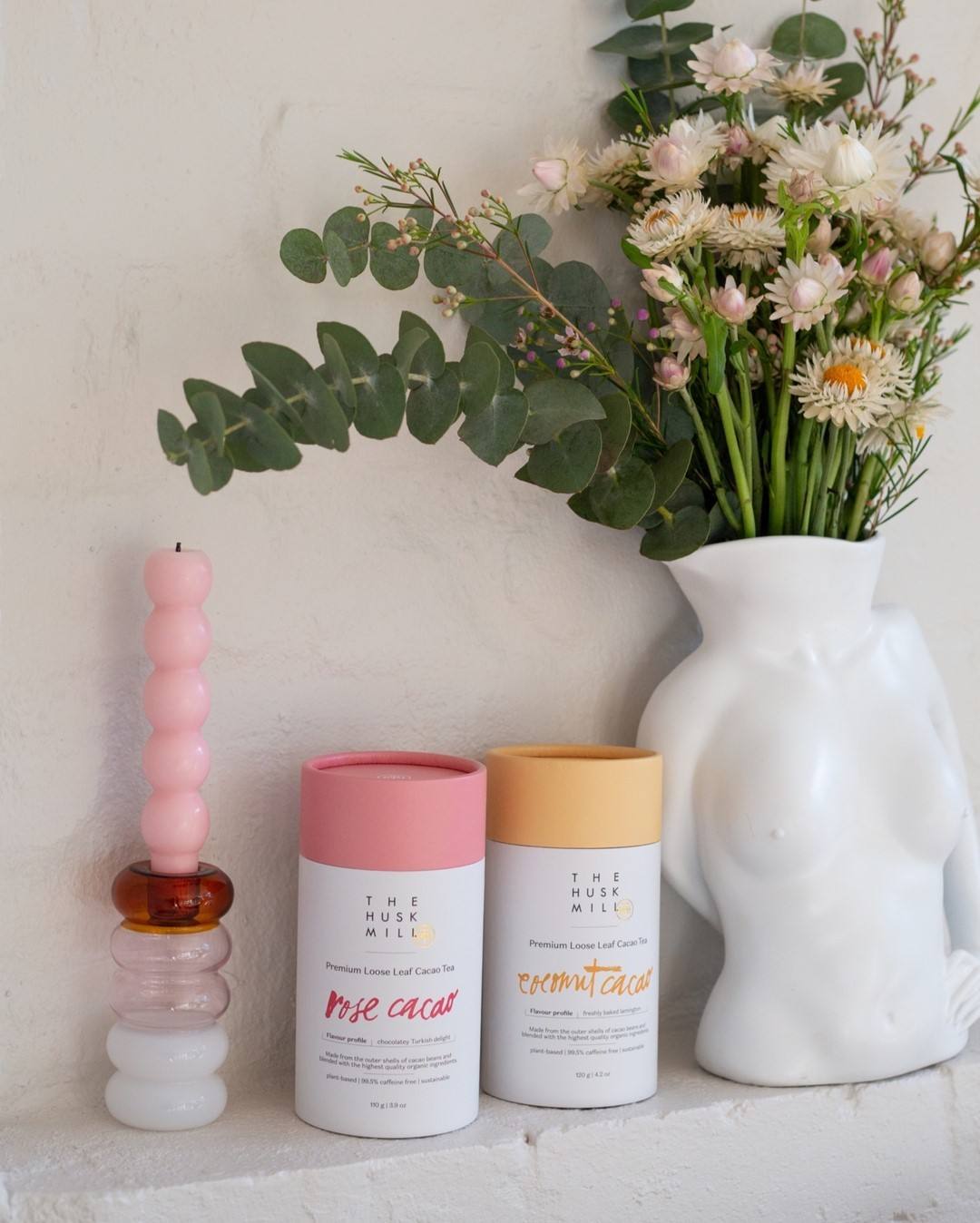 Embalagem de tubo redondo de papel biodegradável de alta qualidade para cilindro de chá e café