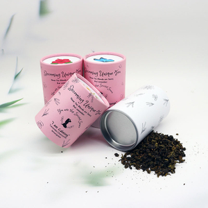 Embalagens de tubo de chá de papelão personalizadas recicláveis ​​para chá para chá de café
