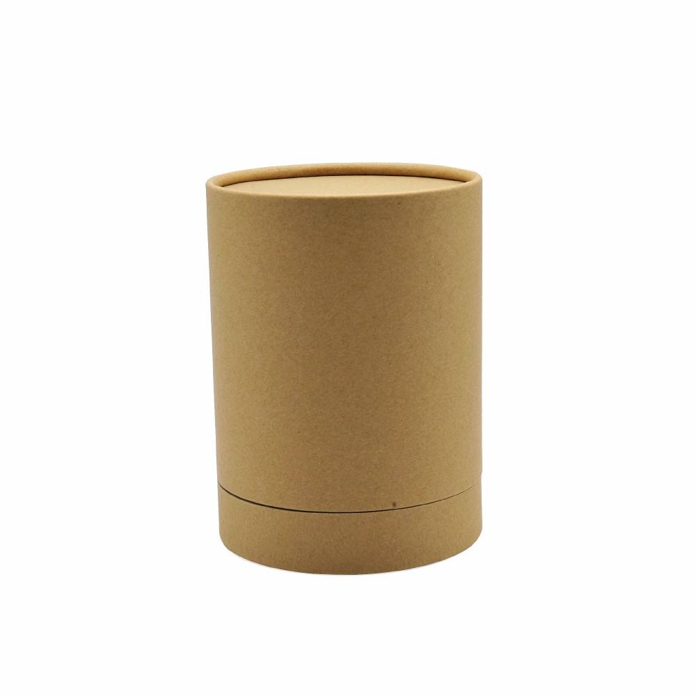 Tubo de papel cosmético biodegradável luxuoso personalizado da caixa do cilindro do cartão que empacota para a garrafa de perfume do óleo essencial