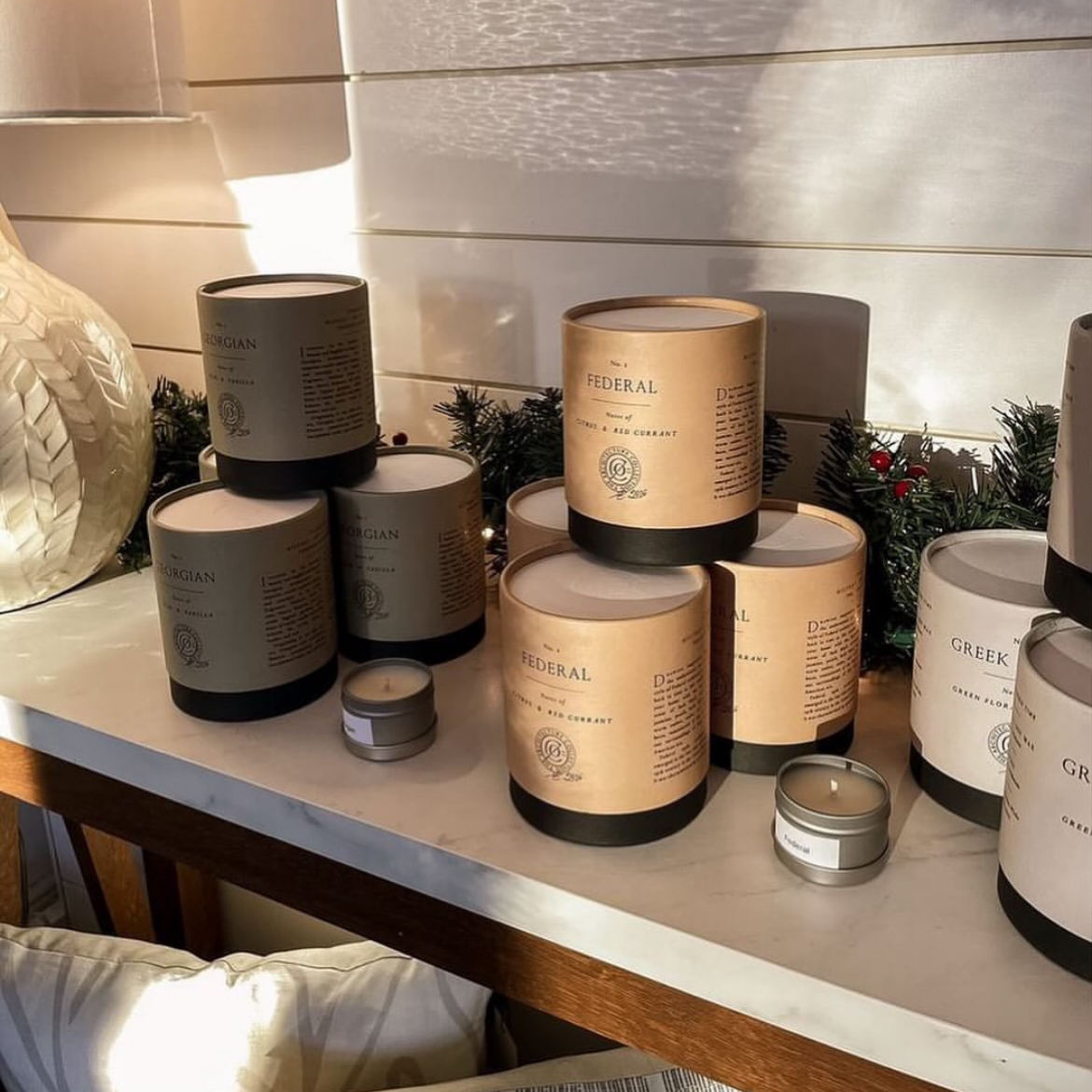 Tubo de embalagem de papel kraft vazio personalizado, feito à mão, vela de cera de soja, cilindro, caixa de tubo redondo de papel de luxo para velas