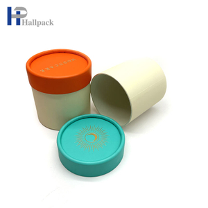 Tubo redondo criativo impresso costume do papel de embalagem que empacota para o empacotamento de alimento