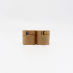 Recipientes vazios de papelão cosmético ecológico, frascos de embalagem de tubo de papel para embalagem de manteiga de karité em pó a granel