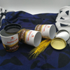 Caixa feita sob encomenda amigável do cilindro do cartão do produto comestível de Eco com o tubo de papel do metal que empacota para o chá Nuts do café