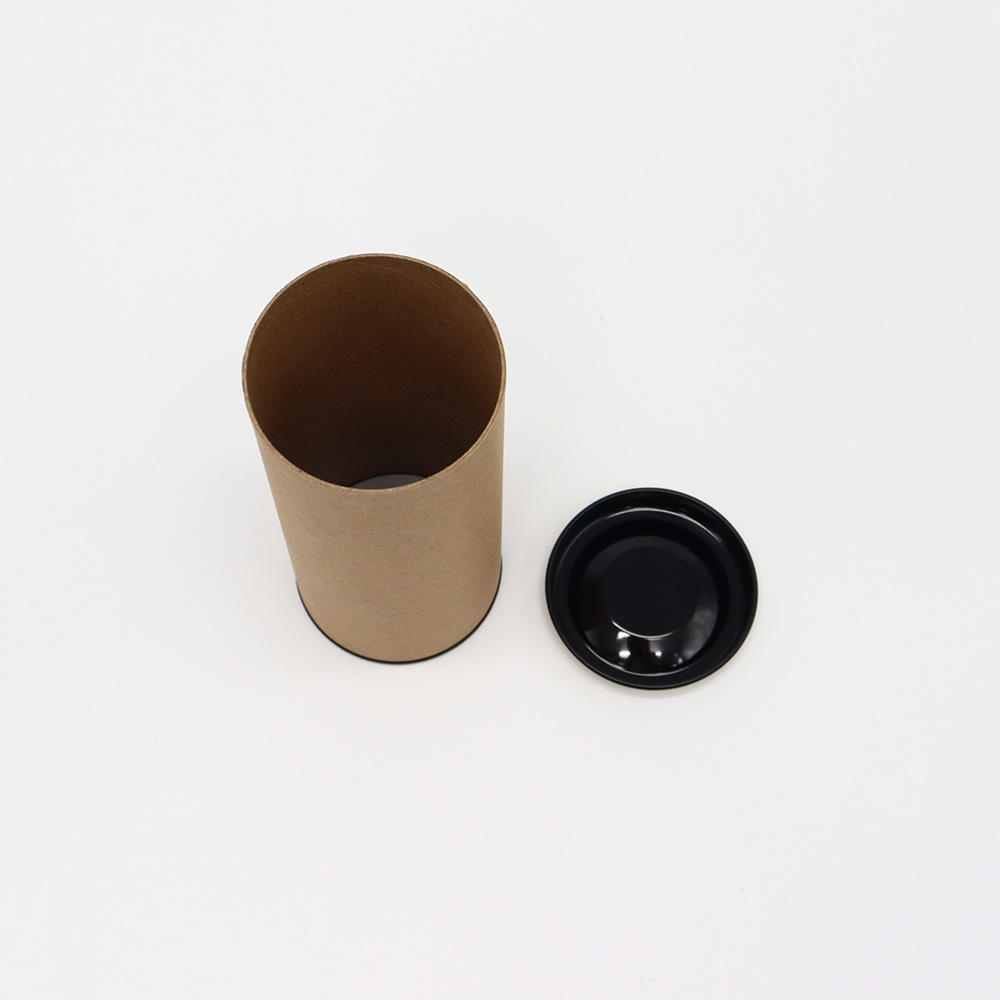 Tubo de papel redondo de qualidade alimentar embalagem direto da fábrica chá completo artesanato papel kraft proteção ambiental para amostra personalizada