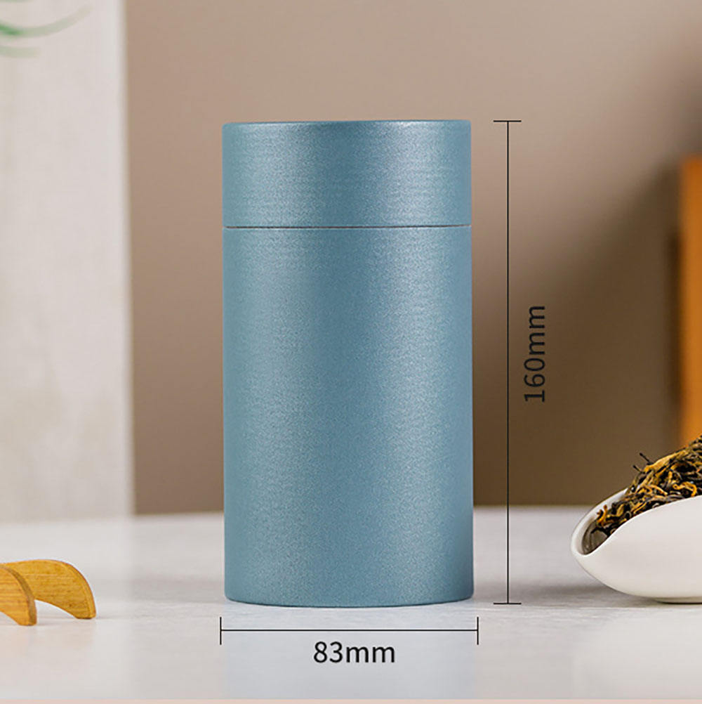 Impressão personalizada Embalagem de alimentos Embalagem de caixa de cilindro de papelão Embalagem de tubo de papel de café de nozes