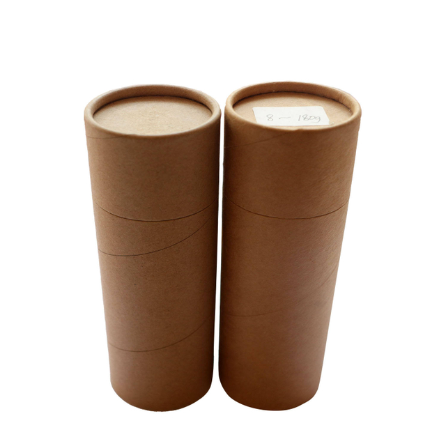 Tubo de embalagem mais barato para envio por correspondência, tubo de papel kraft ecológico de alta qualidade, tamanho personalizado para velas artesanais