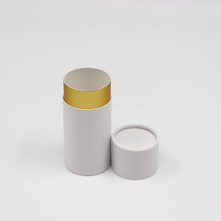 Embalagem ecologicamente correta para presente e artesanato, caixa de cilindro de papelão, tubo de papel para vela de cera