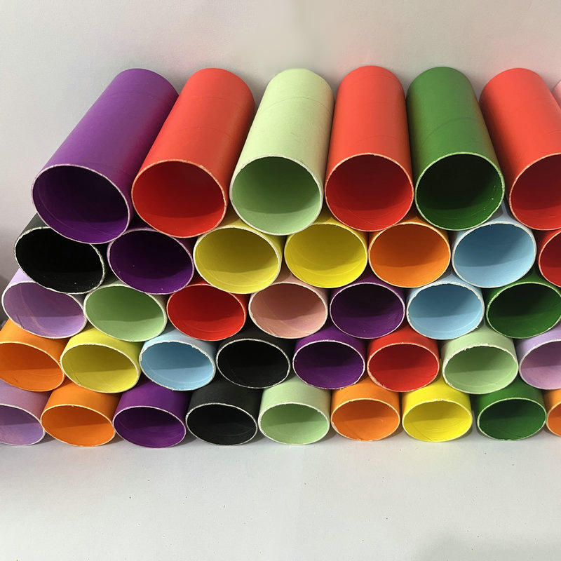 Eco estoque especial marrom papel kraft feito de papel a3 cartaz tubo embalagem cilindro de papel para correspondência