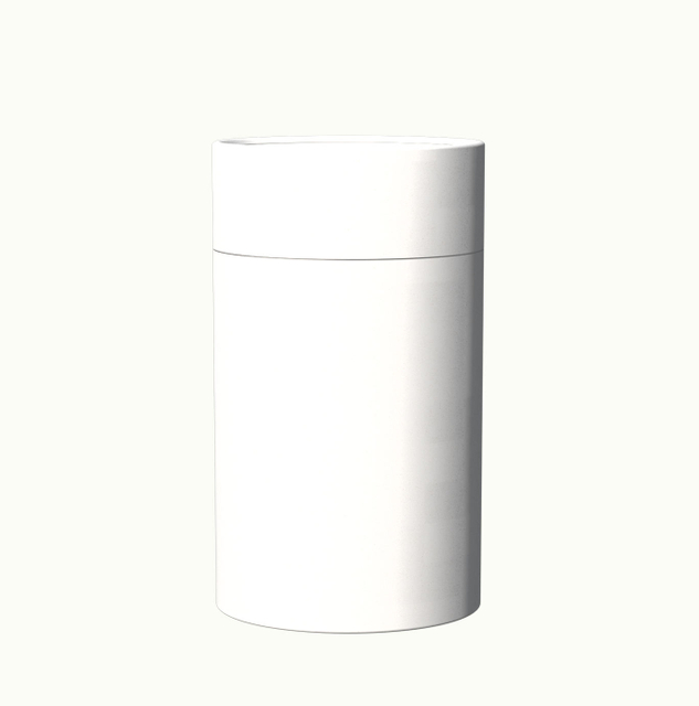 Tubo branco do papel do cartão do cilindro do tamanho do estoque s para o suco da bebida do café champanhe e o empacotamento da tequila durável e forte