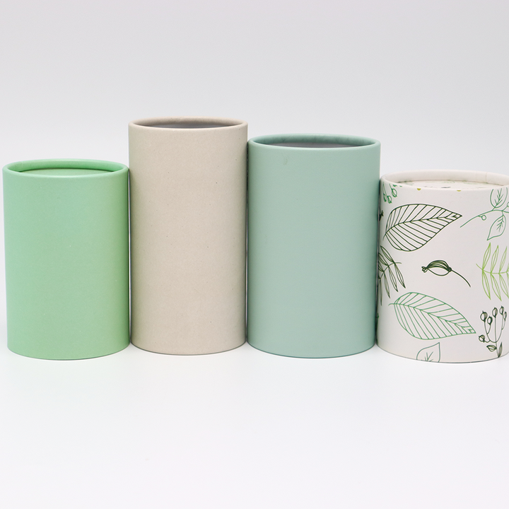 O cilindro de cartão de empacotamento do ofício feito sob encomenda eco-amigável encaixota o tubo de papel que empacota para a vela