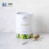 Firstsail design personalizado feijão de chá solto cilindro redondo papelão eco amigável caixa de qualidade alimentar pacote de tubo de papel alimentar