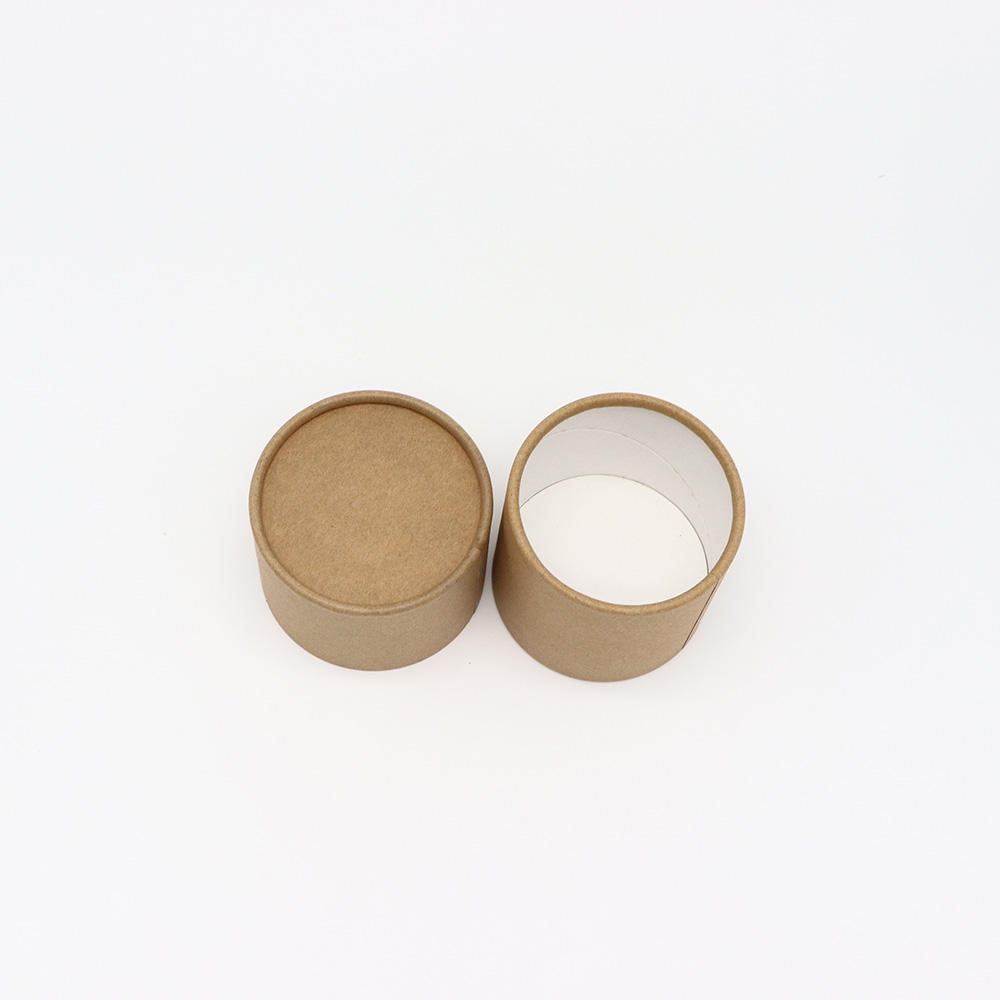 Tubos cosméticos de papel biodegradável Tubos Kraft em branco