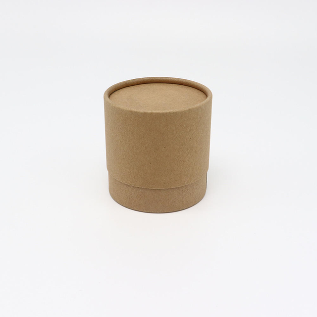 Tubos cosméticos de papel biodegradável Tubos Kraft em branco