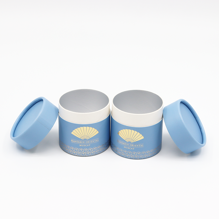 Tubo feito sob encomenda amigável do papel da caixa do cilindro do cartão do produto comestível de Eco que empacota para o chá do café do pó de leite