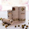 Design da marca embalagem biodegradável papelão push up desodorante vara recipientes branco preto marrom kraft tubo de papel bálsamo labial