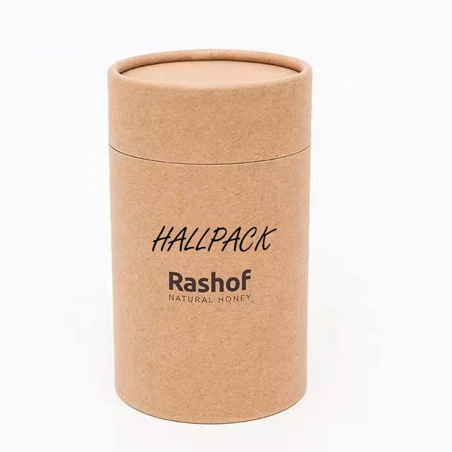 Tubo biodegradável do papel de embalagem que empacota o recipiente do chá do tubo do papel do chá