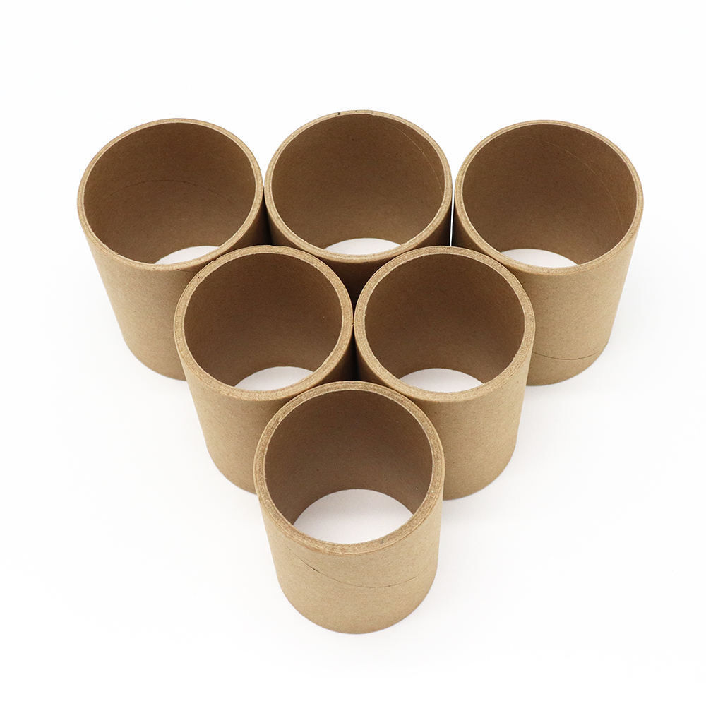 Embalagem de papel redondo personalizado, caixa de tubo de cilindro de papelão, tubo de papel kraft por atacado