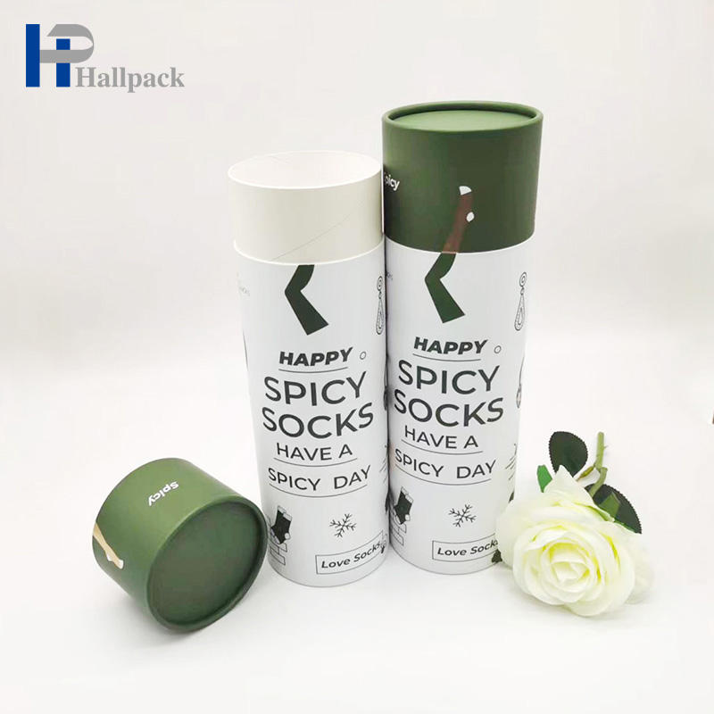 Firstsail Eco Friendly Design Personalizado Chá Solto Grãos de Café Caixa Redonda Embalagem Cilindro Caixa de Embalagem de Alimentos