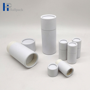 Empurre para cima o tubo de papel do recipiente da vara do desodorante do tubo do batom de empacotamento de papel